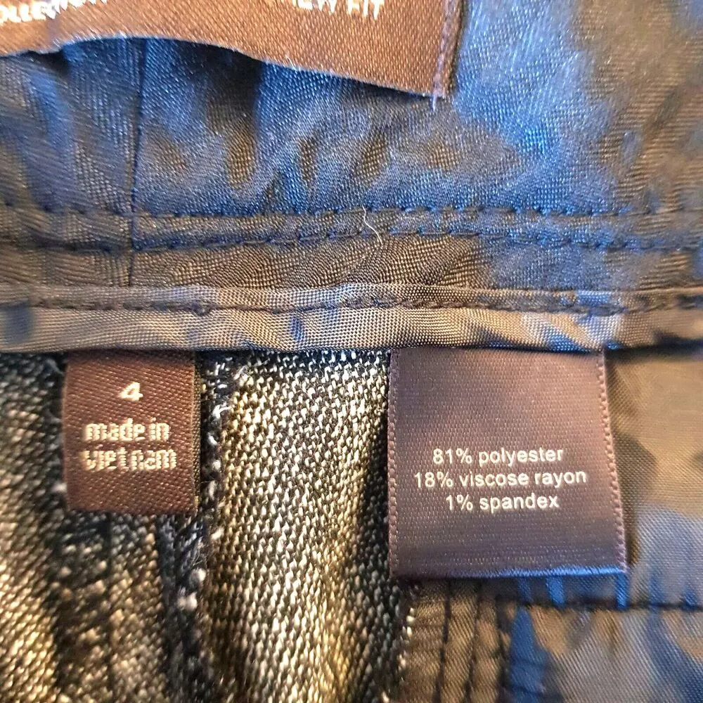 Womens Pants Sz 4 Trousers  Office Work Career Drew Fit Businesses - Image 7