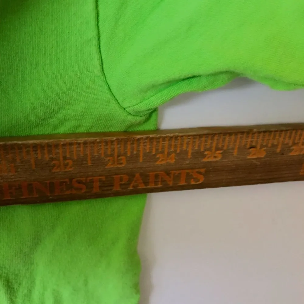 Vintage Y2K Xenadrine Hard Core Bodybuilding T Shirt Green XL Extra Large Solid - Image 7