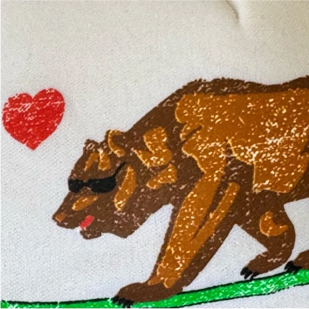 California Love Blue and White Snapback Hat - Image 6