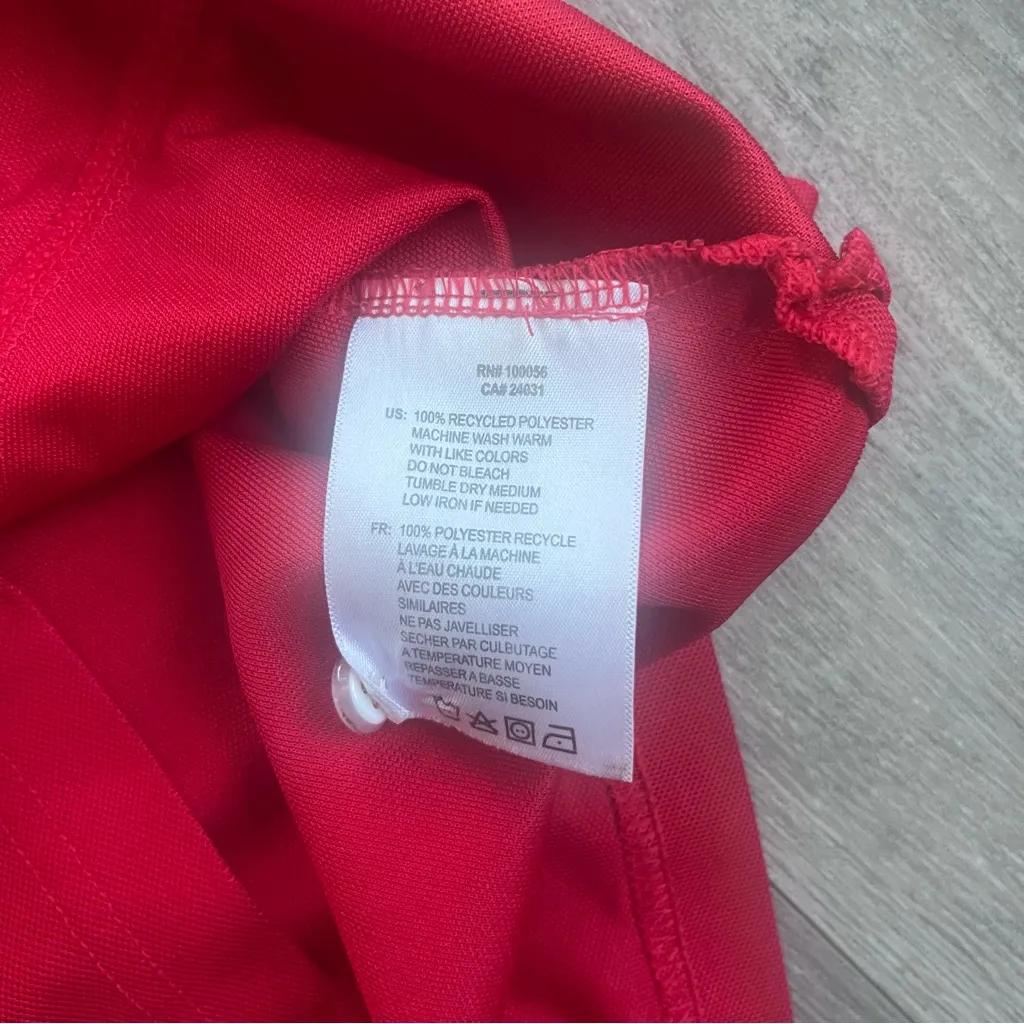 Oobe Chick Fil A Team Member Style Polo Shirt Women’s Employee Uniform Red M Size M - Image 5