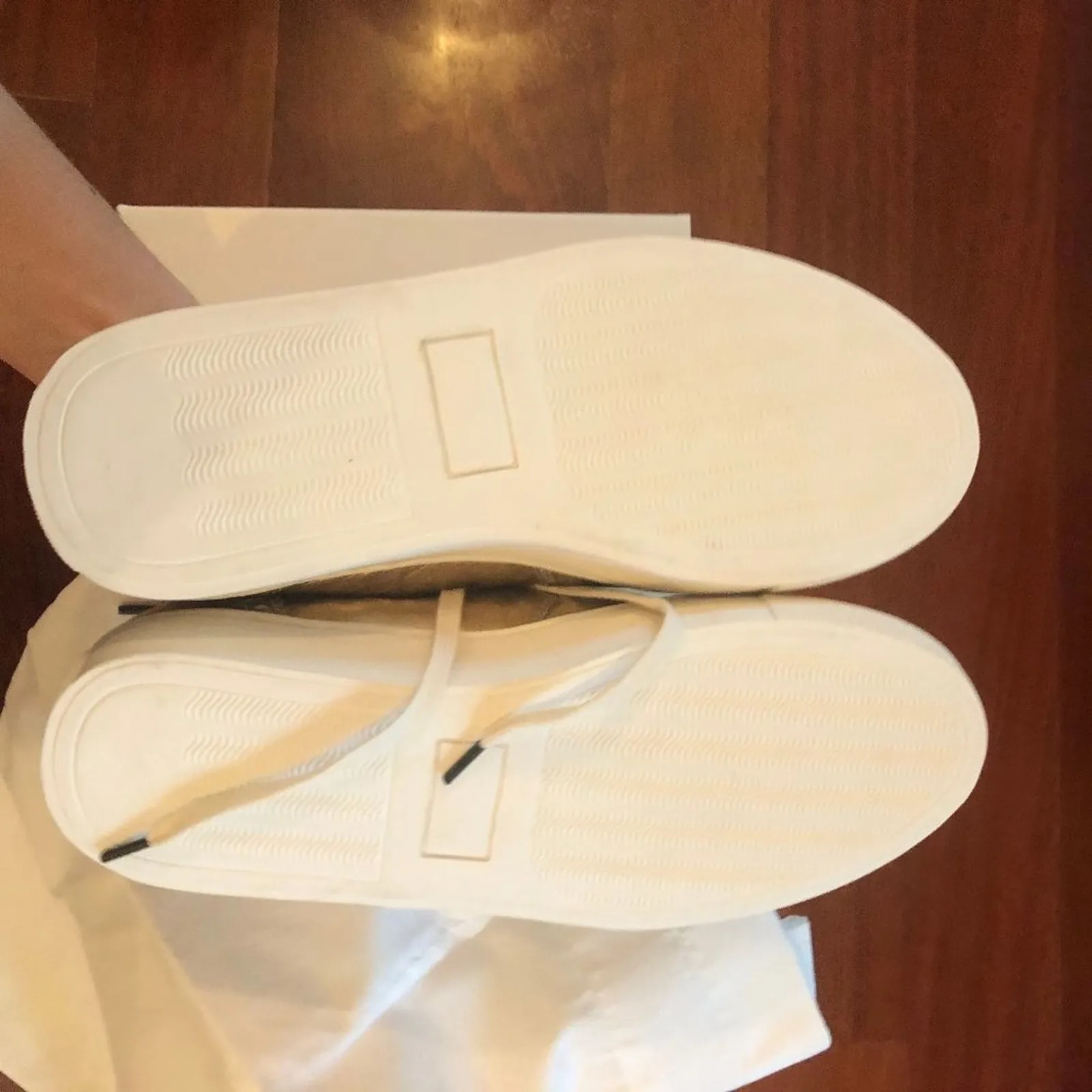 NEW Ulla Johnson Metallic Sneakers Rose Gold - Image 8