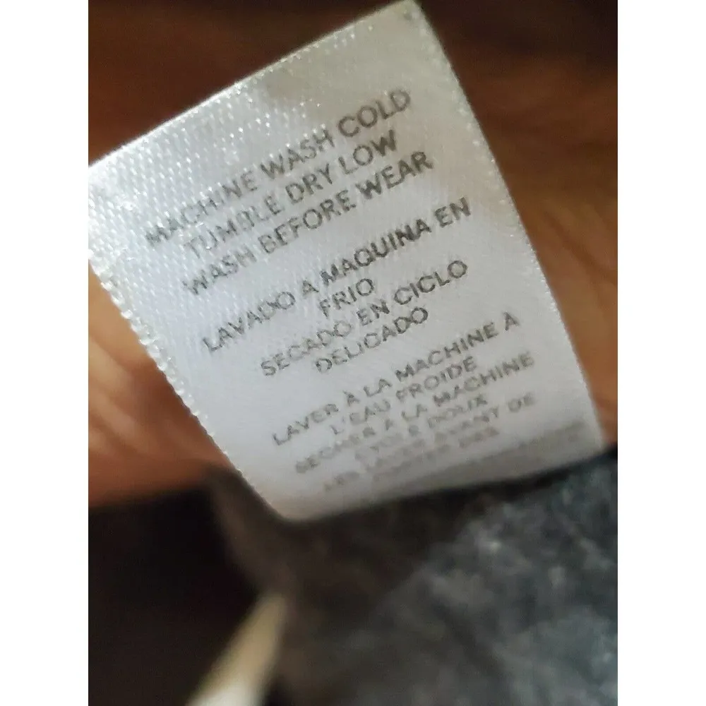 Alternative Womens Gray Polyester Long Sleeve Pullover Hoodie Sweater Size XL - Image 11