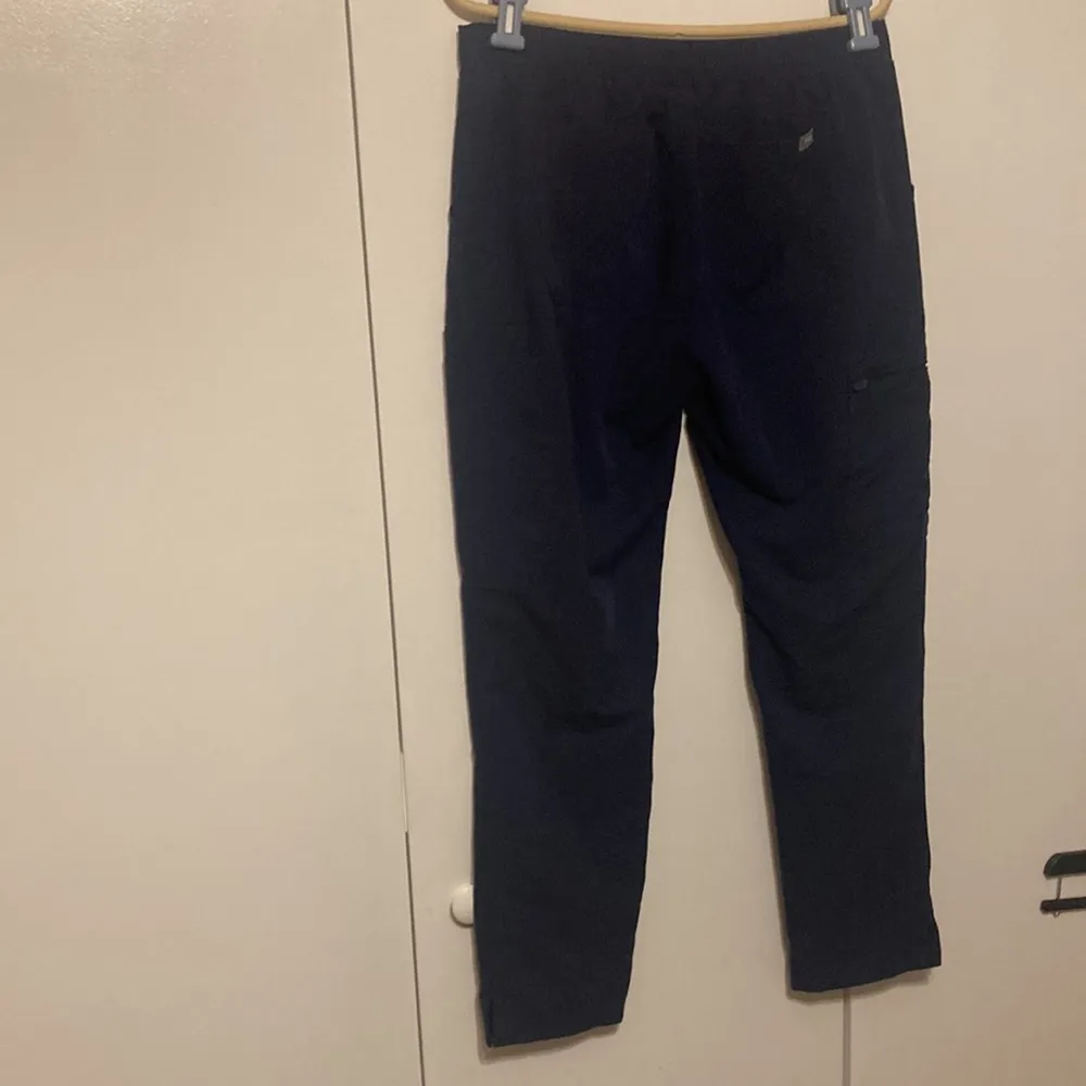 Figs Women’s Size S/P Dark Blue Drawstring Waist Multi Pockets Scrub Pants - Image 8