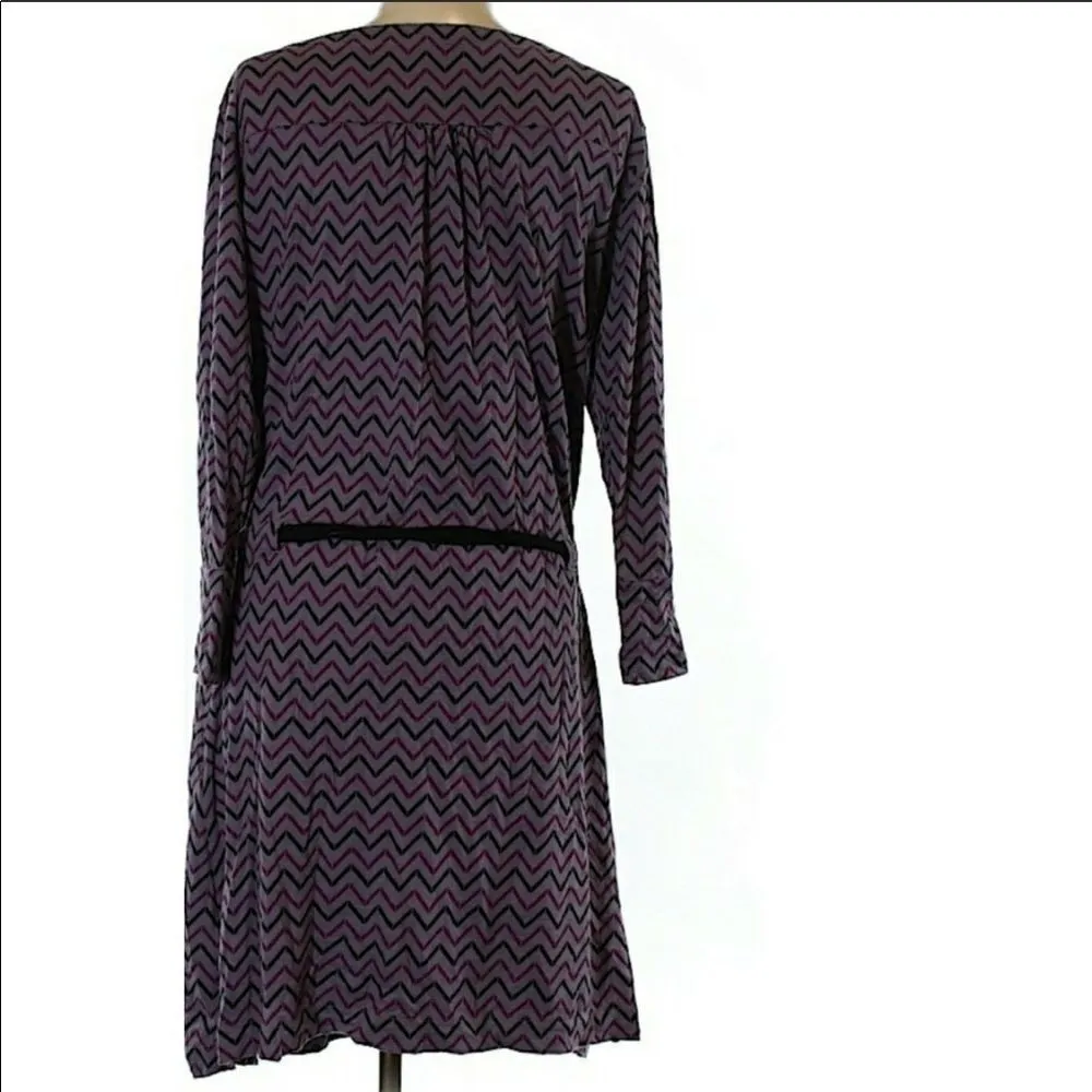 The North Face Purple Long Sleeve Chevron Dress - Image 2