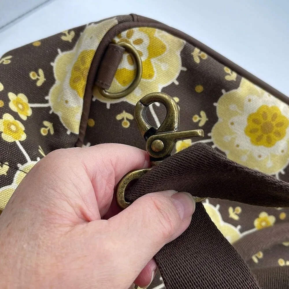 Petunia Pickle Bottom diaper bag converts to backpack. Brown - Image 7