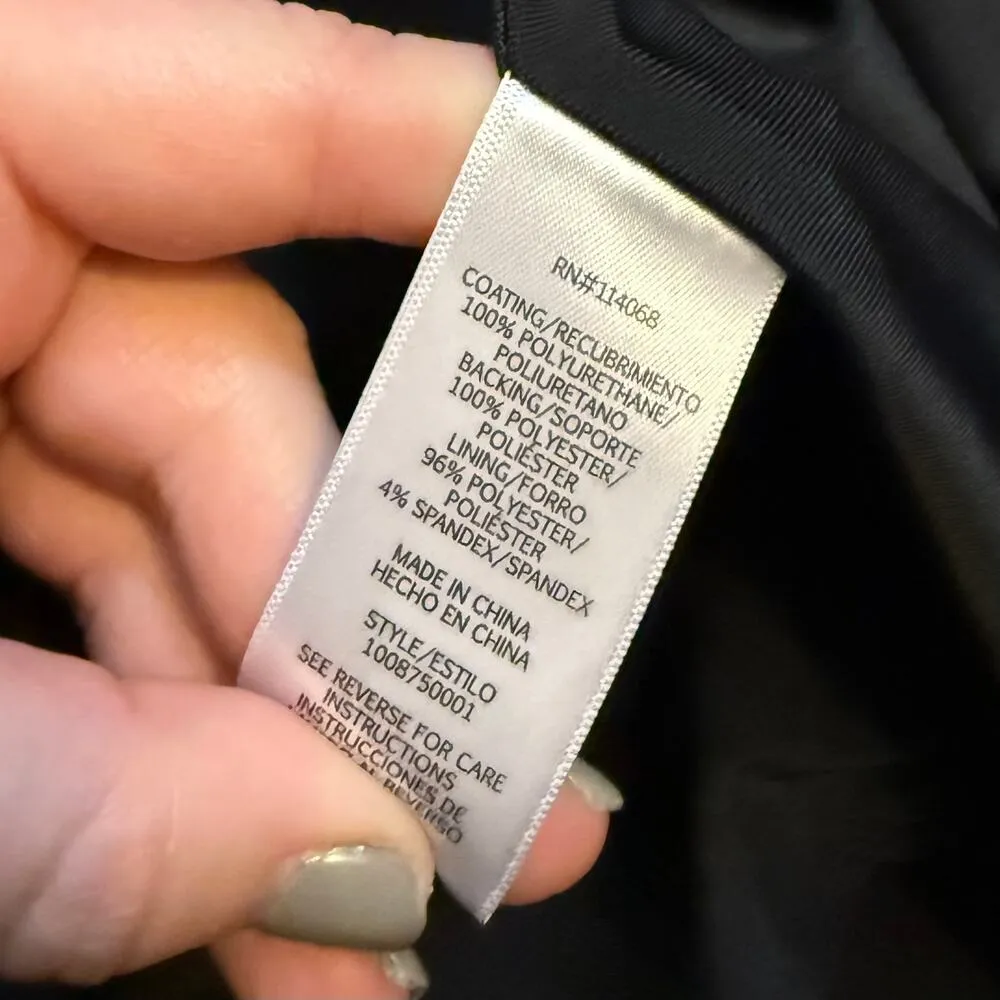 Ashley Parker Women’s 6 Black Vegan Patent Leather Pleather Bodycon - Image 12