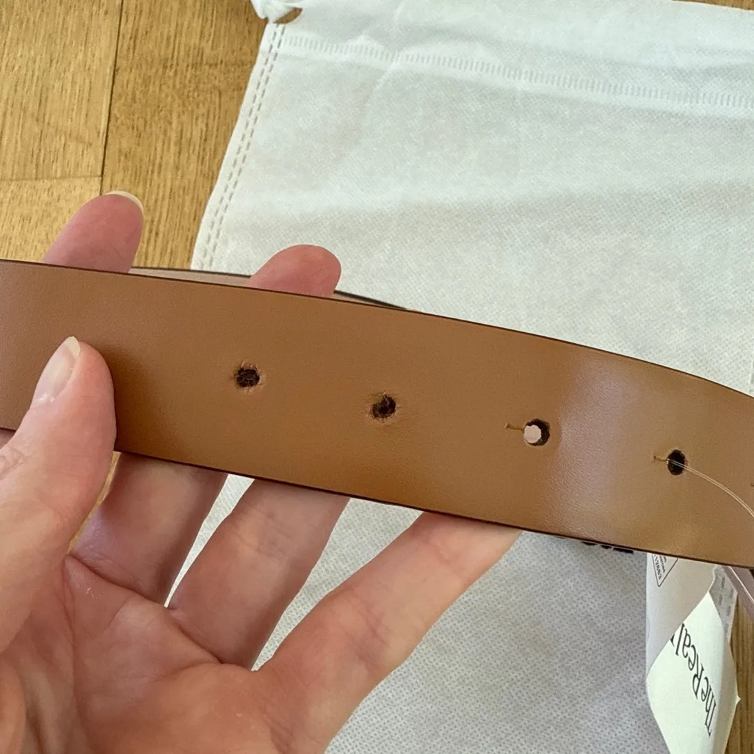 Tod’s Leather Belt Timeless One Size Brown Gold - Image 5