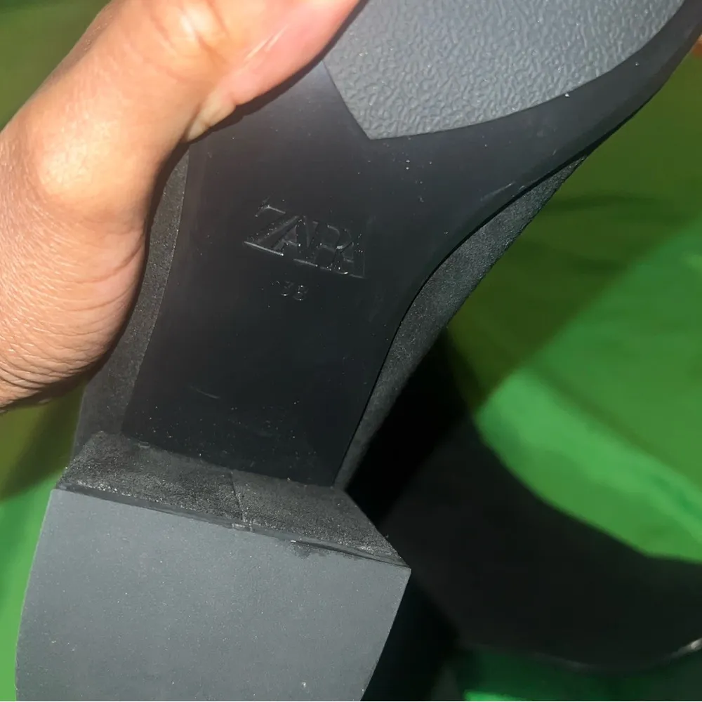 NWT Zara 100% Cow Leather High Boots size 38 - Image 9