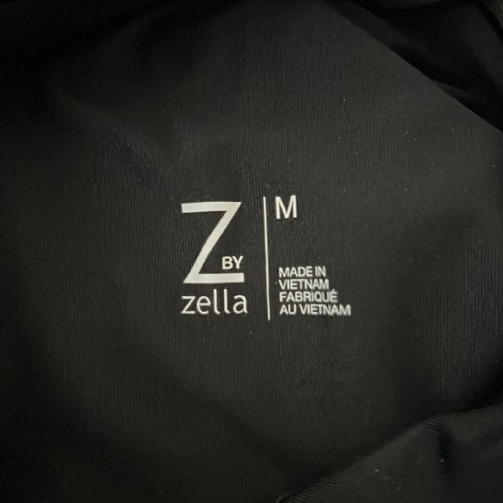 Z by Zella Shirt‎ Womens Medium  Black Cowl Neck Performance Workout Athleisure - Image 5