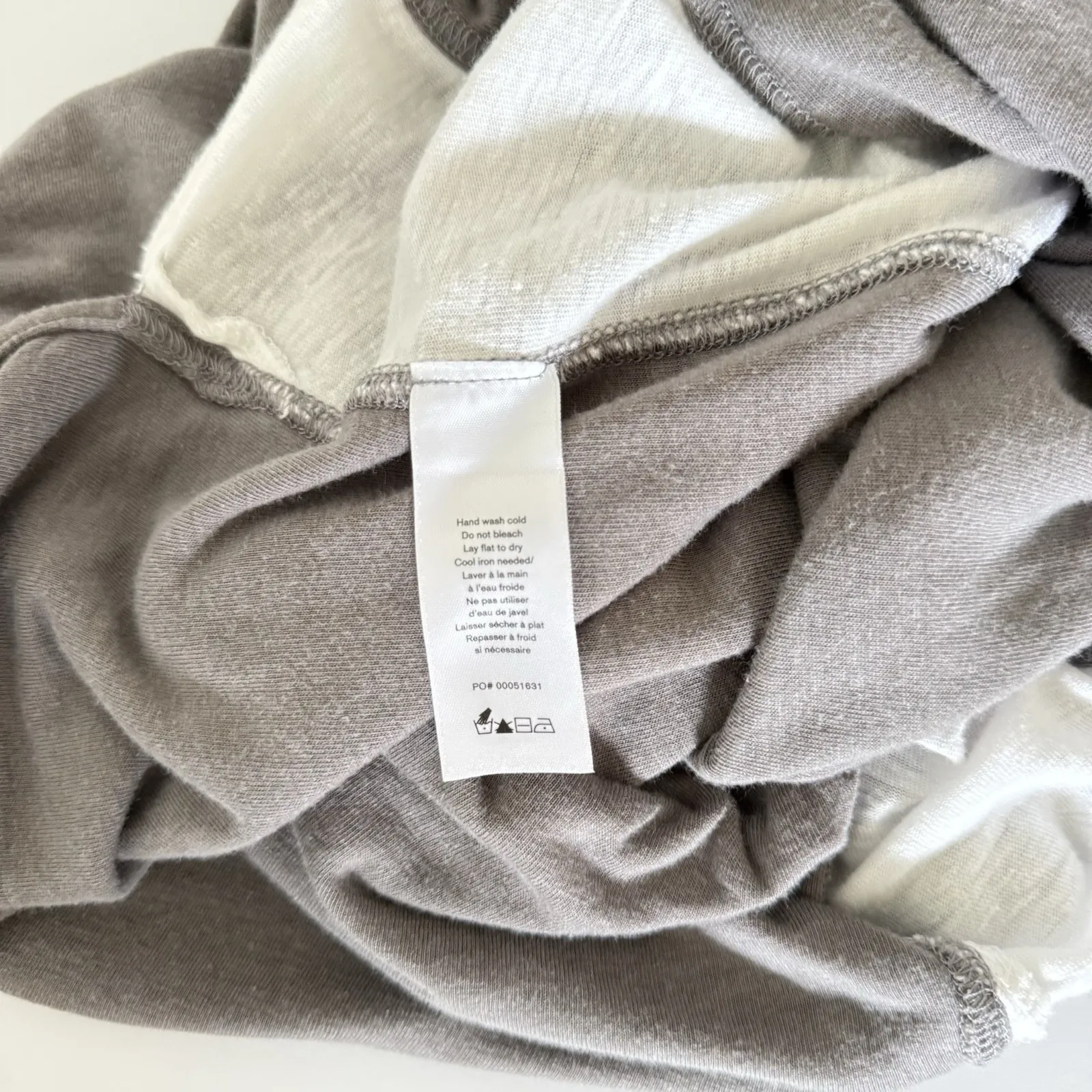 Gray Cream Bodycon Maxi Dress Women's XS Cotton Sleeveless Stretch Casual Chic - Image 7