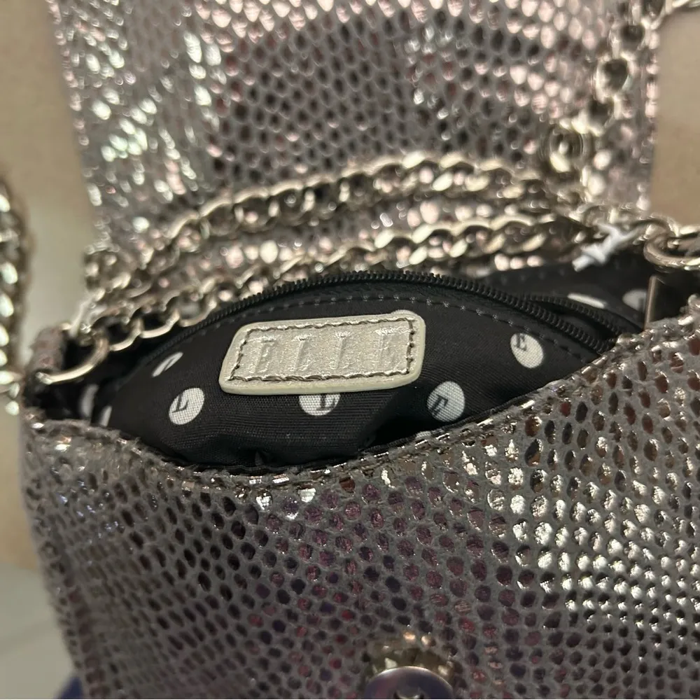 Elle  Bag Silver Sequin Women's Bag - Image 3