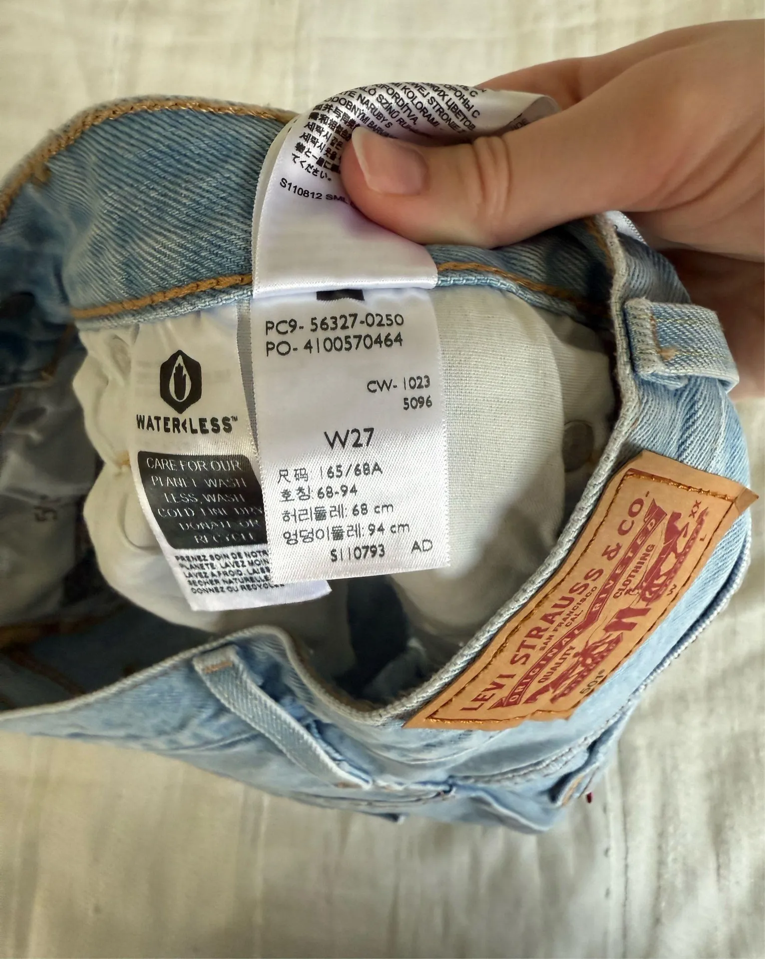 Levi’s 501 Light Wash Denim Shorts - Image 3