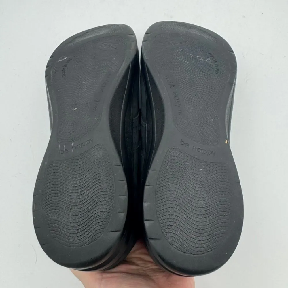 SAS Black Nubuck Leather Lace Up Walking Shoes Comfort 10N Orthopedic Size 10 - Image 9