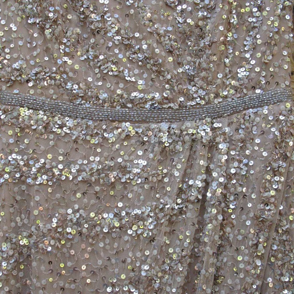 Mac Duggal 5619 Womens EMBELLISHED ILLUSION HIGH NECK CAP SLEEVE GOWN - Image 12