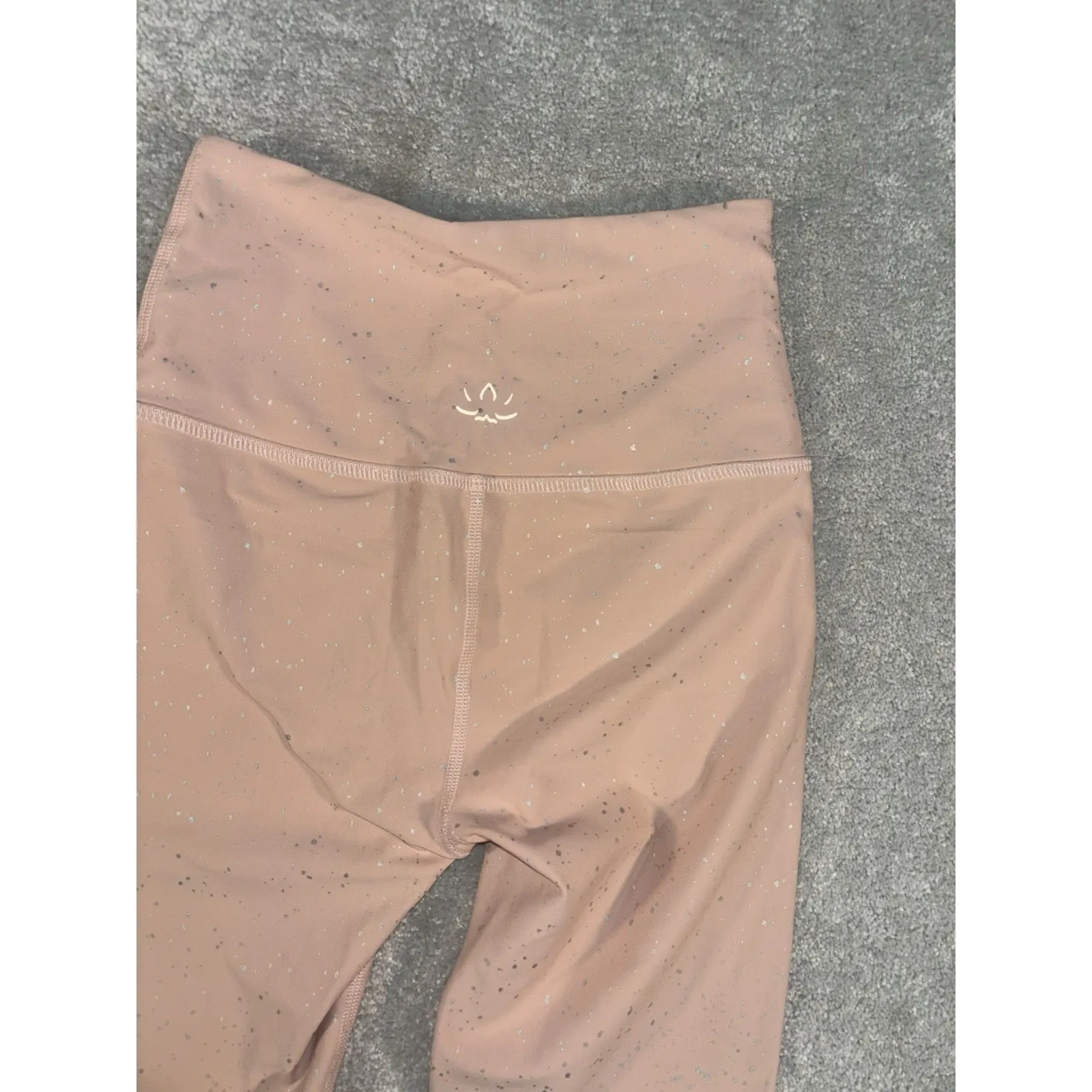 Beyond Yoga Leggings Women Small Blush Silver Alloy‎ Ombre Yoga Athletic - Image 6