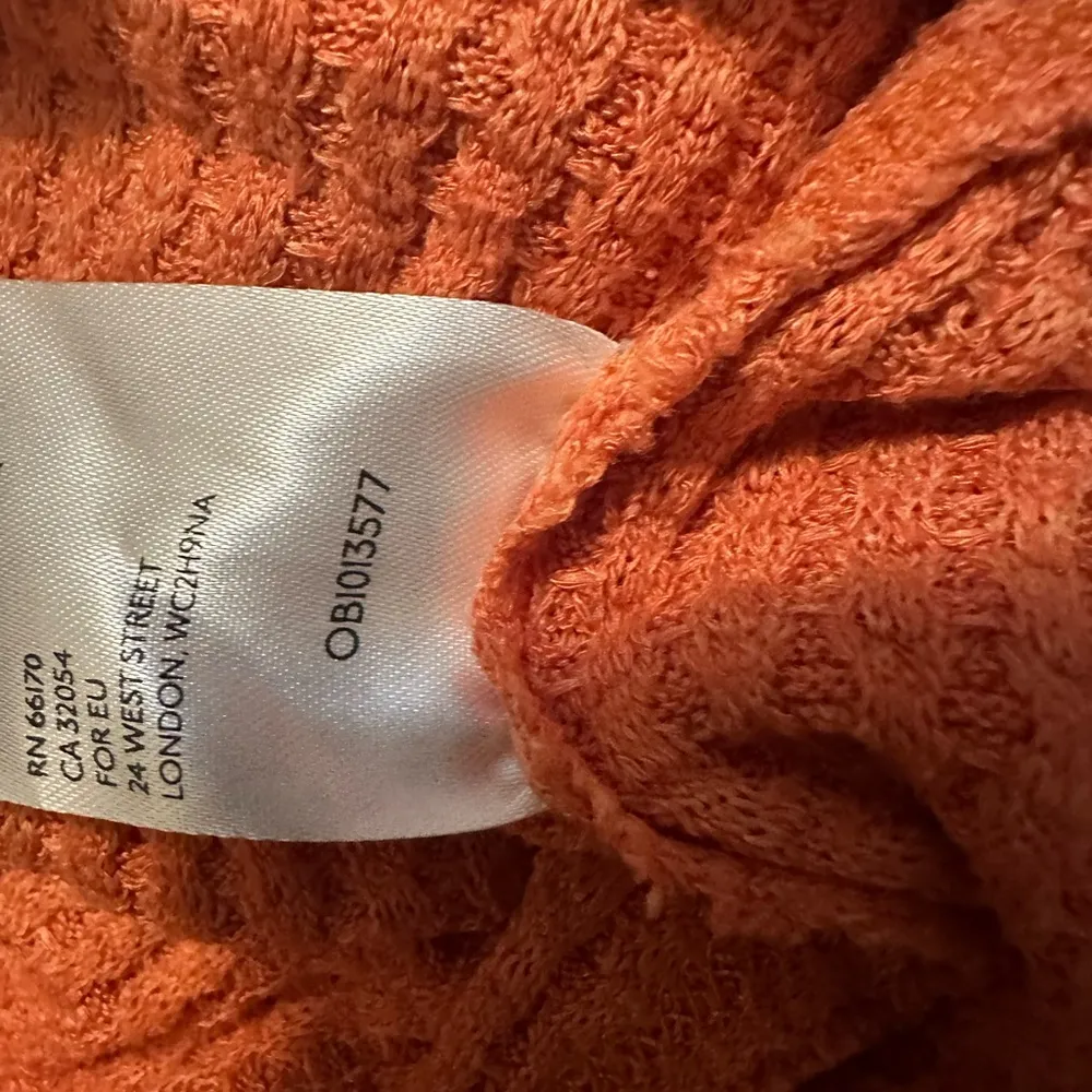 Free People North Shore Thermal Tunic Top Orange Size S - Image 6