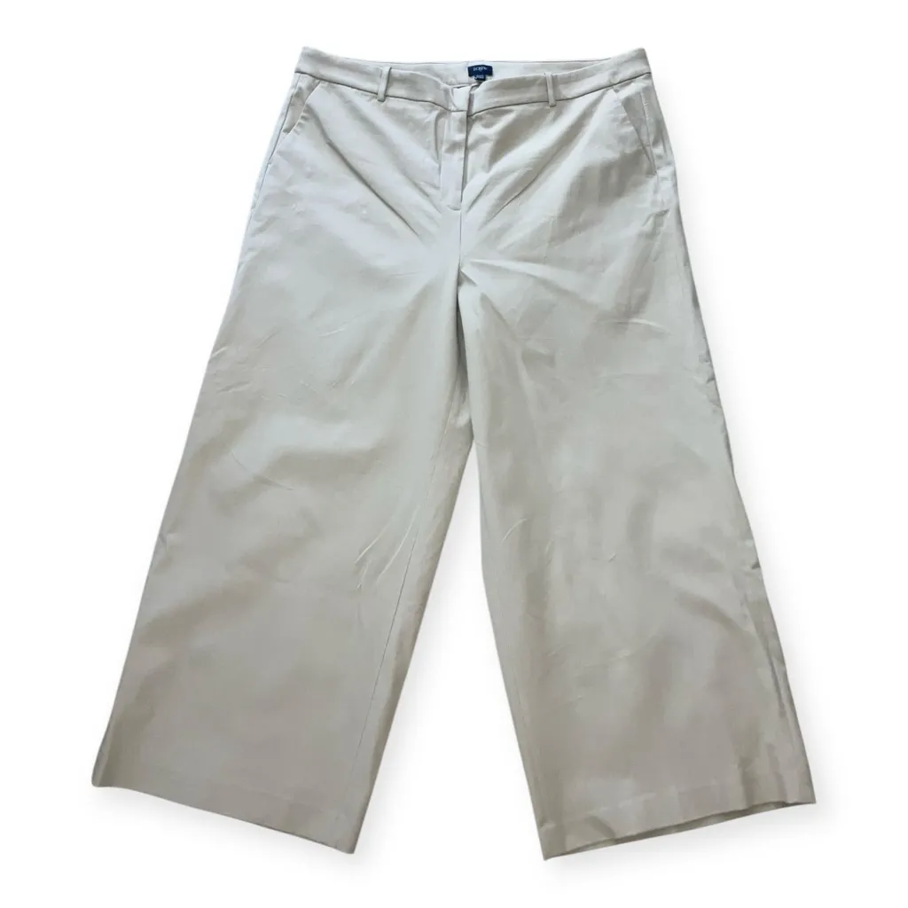 J. Crew Womens Tan Tall Remy wide-leg cropped pant - Image 2