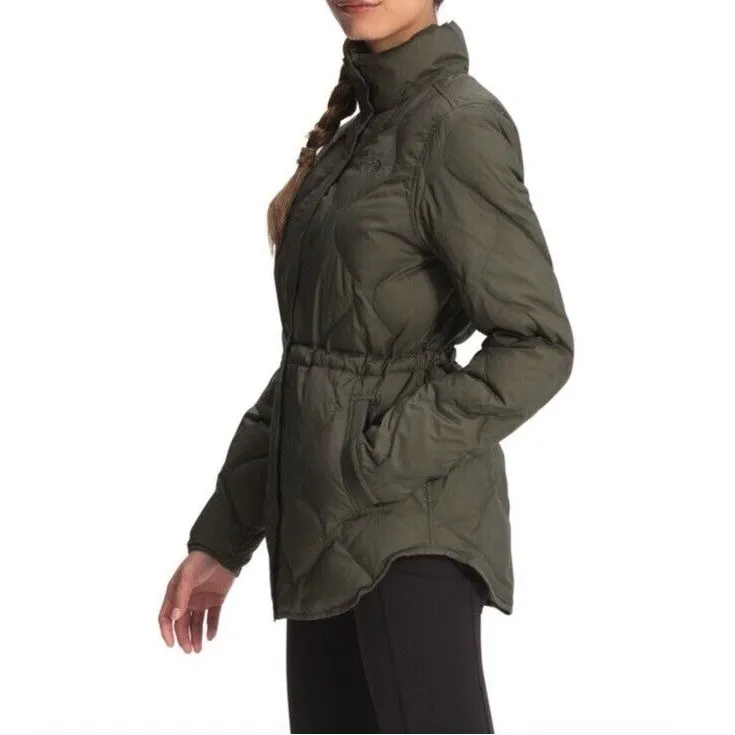 THE NORTH FACE Olive Quilted Down Jacket - Image 3