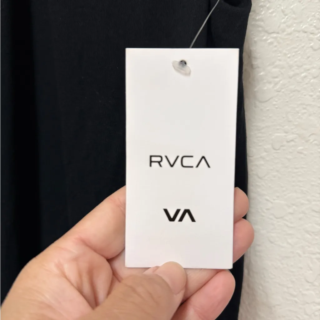 NWT RVCA Black Strappy Back Tank Top Size Small - Image 2