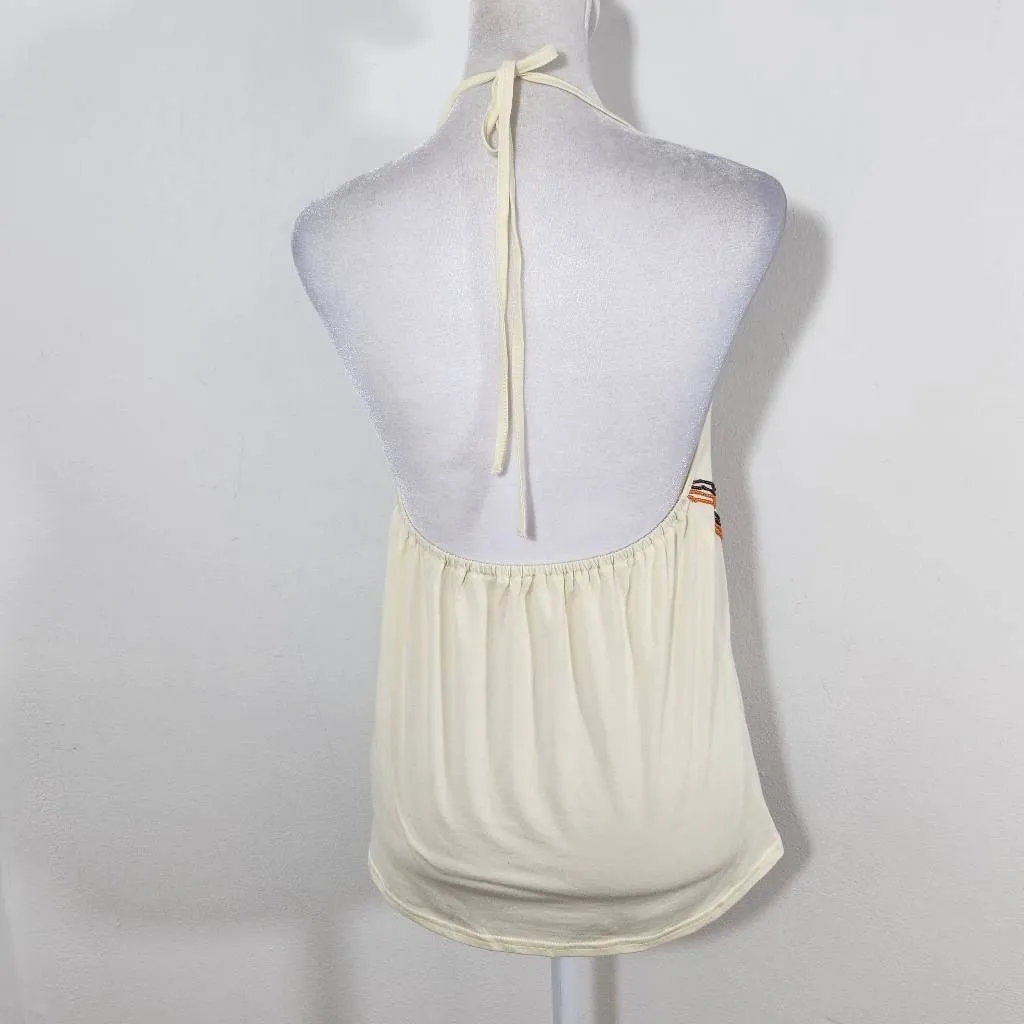Altar'd State Cream Halter Top with Beading NWT Size Small Boho Halter Top - Image 5