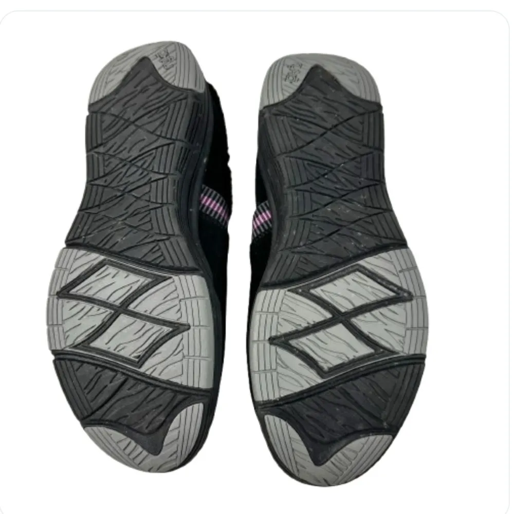 Ryka Alaska Black and Pink Slip-On Loafers - Image 9