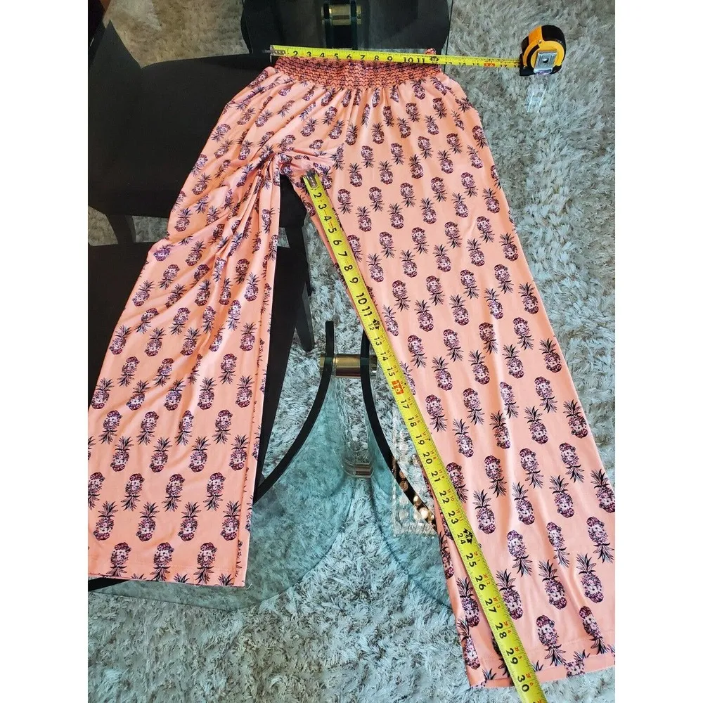 Secret Treasures Women Pink Polyester Comfort Waist Pull On Trouser Pant Size M - Image 9