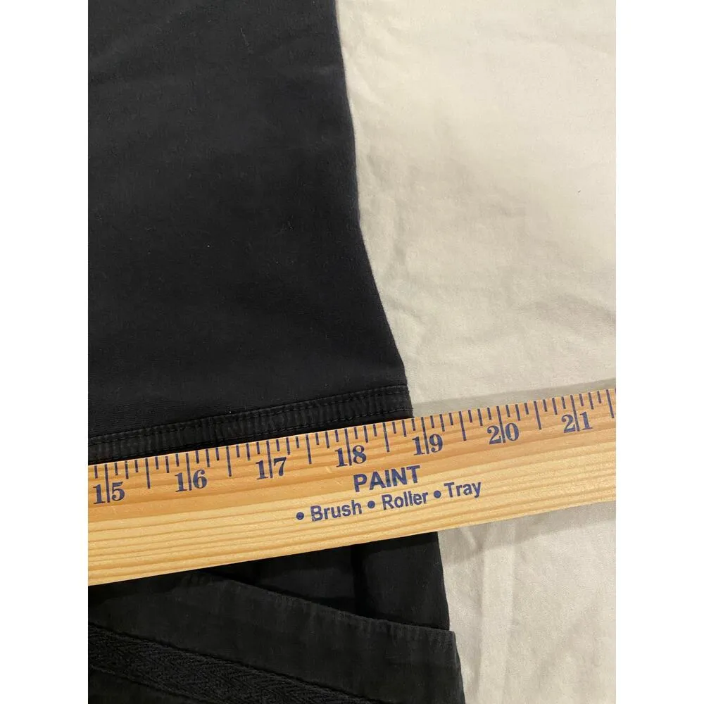 XCVI High Rise Elastic Waistband Pull On Crop Capri Pants Black Women's Size XL - Image 8