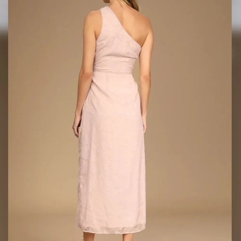 NWT Lulu’s Dreamy Desires Blush Pink Floral Burnout One - Image 3