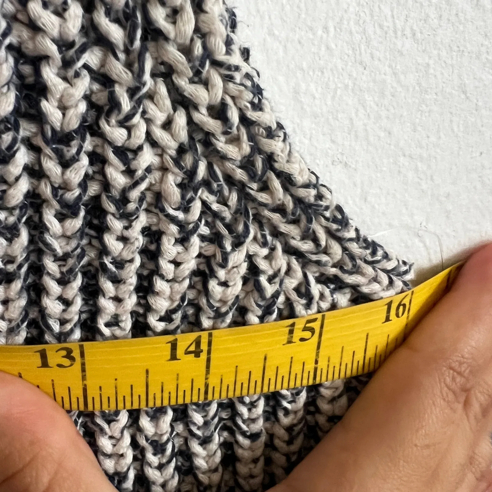 Blue Knit Sweater Tank, Minimalist, Preppy, Clean Girl, Small,‎ Vintage Inspired - Image 7