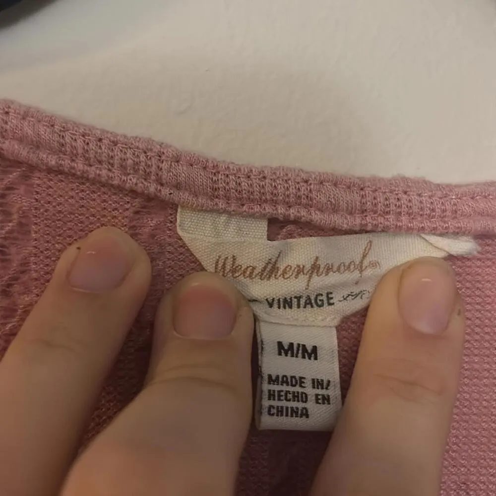 Vintage Weatherproof Cable Knot Short Sleeve Sweater Top Preppy Light Academia - Image 6