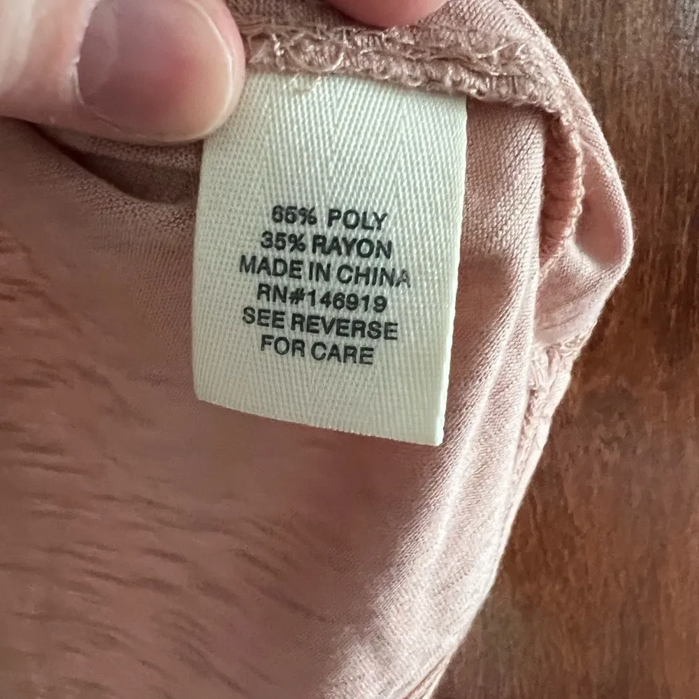 Dusty rose cutout tank top - Image 2