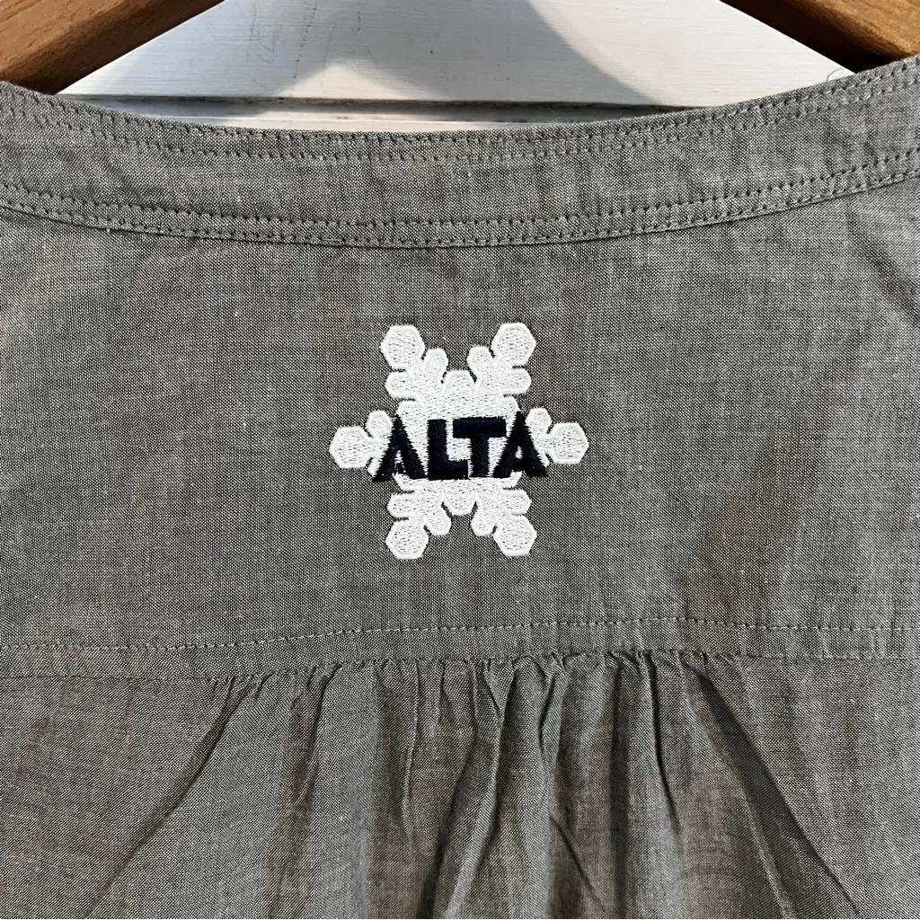 Toad & Co Izzy Long Sleeve Button Down Top. Size Medium. New With Tags. Green - Image 7