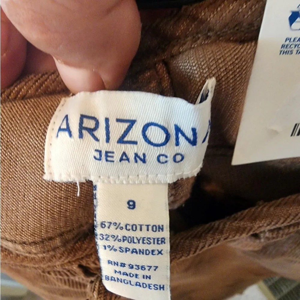 Arizona y2k low rise flare Corduroy Pants brown size 9 - Image 5