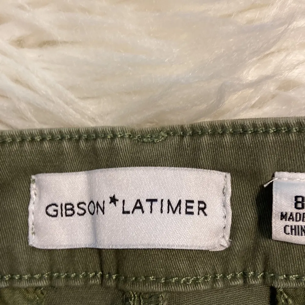 Gibson & Latimer Sage color Pants size 8 inseam 27” high rise relaxed chino - Image 10