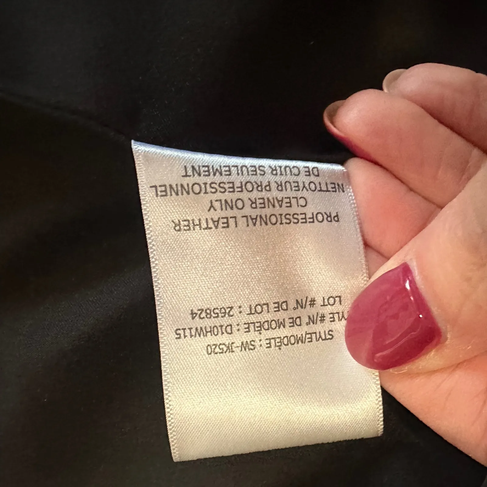 Helmut Lang Black Linen Blend Blazer Leather Collar Single Button Women Size - Image 10