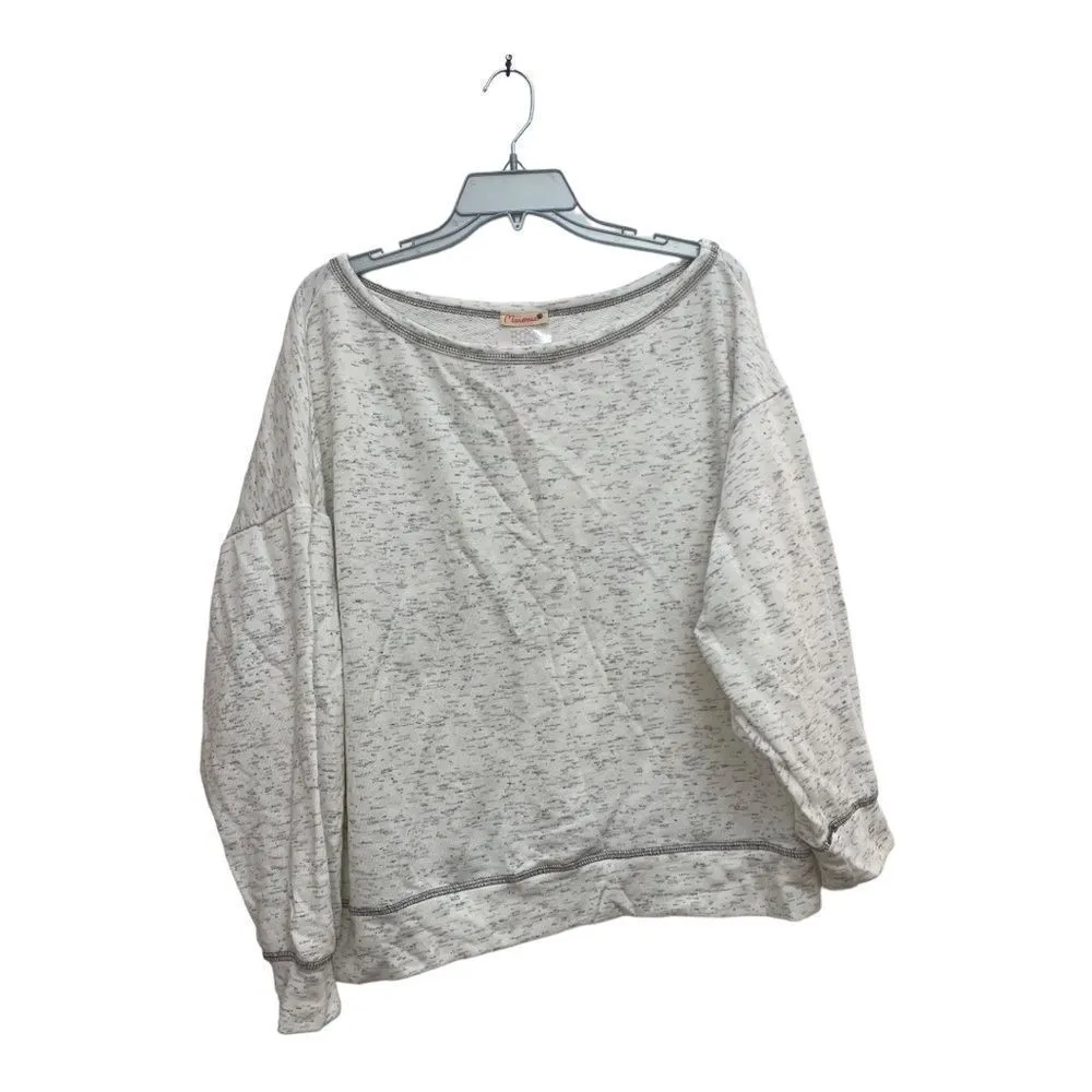 NWT Maronie grey oversized sweatshirt size M 50% cotton Gray Size M - Image 2