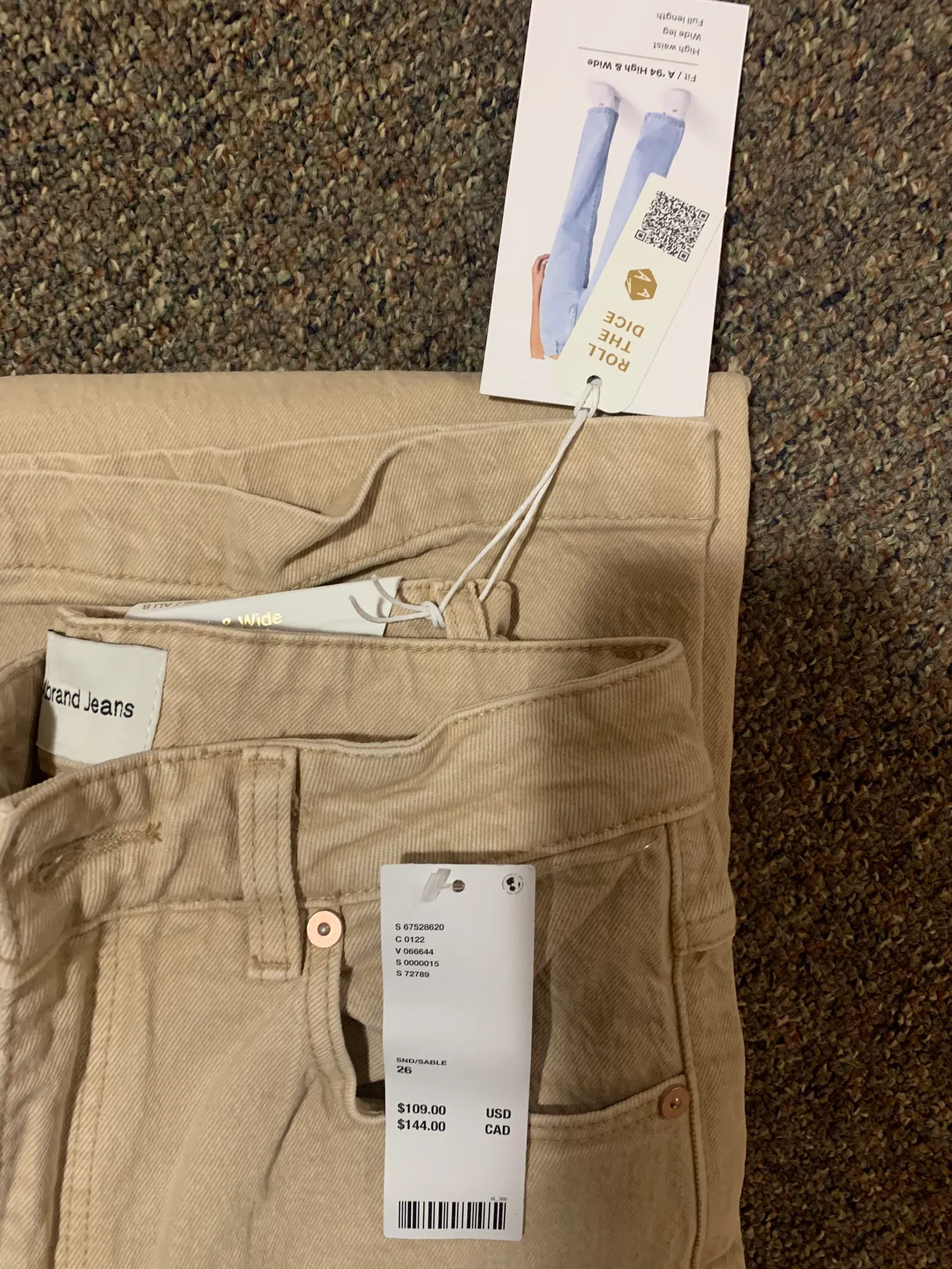 High Waisted Wide Leg Jeans - Image 7