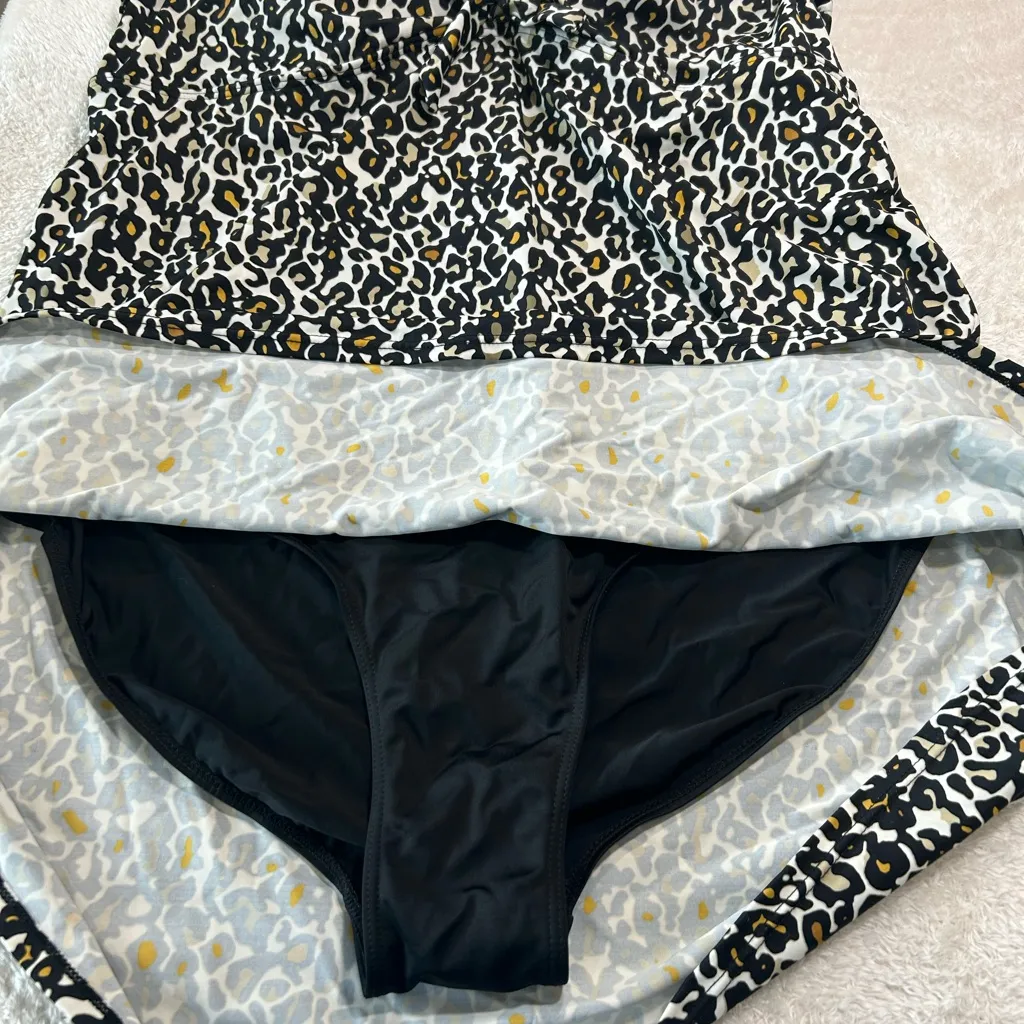 Leopard Print Spaghetti Strap Dress 22D/DD - Image 5