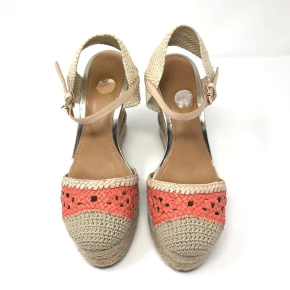 COACH crochet wedge sandals, size 9 - Image 3