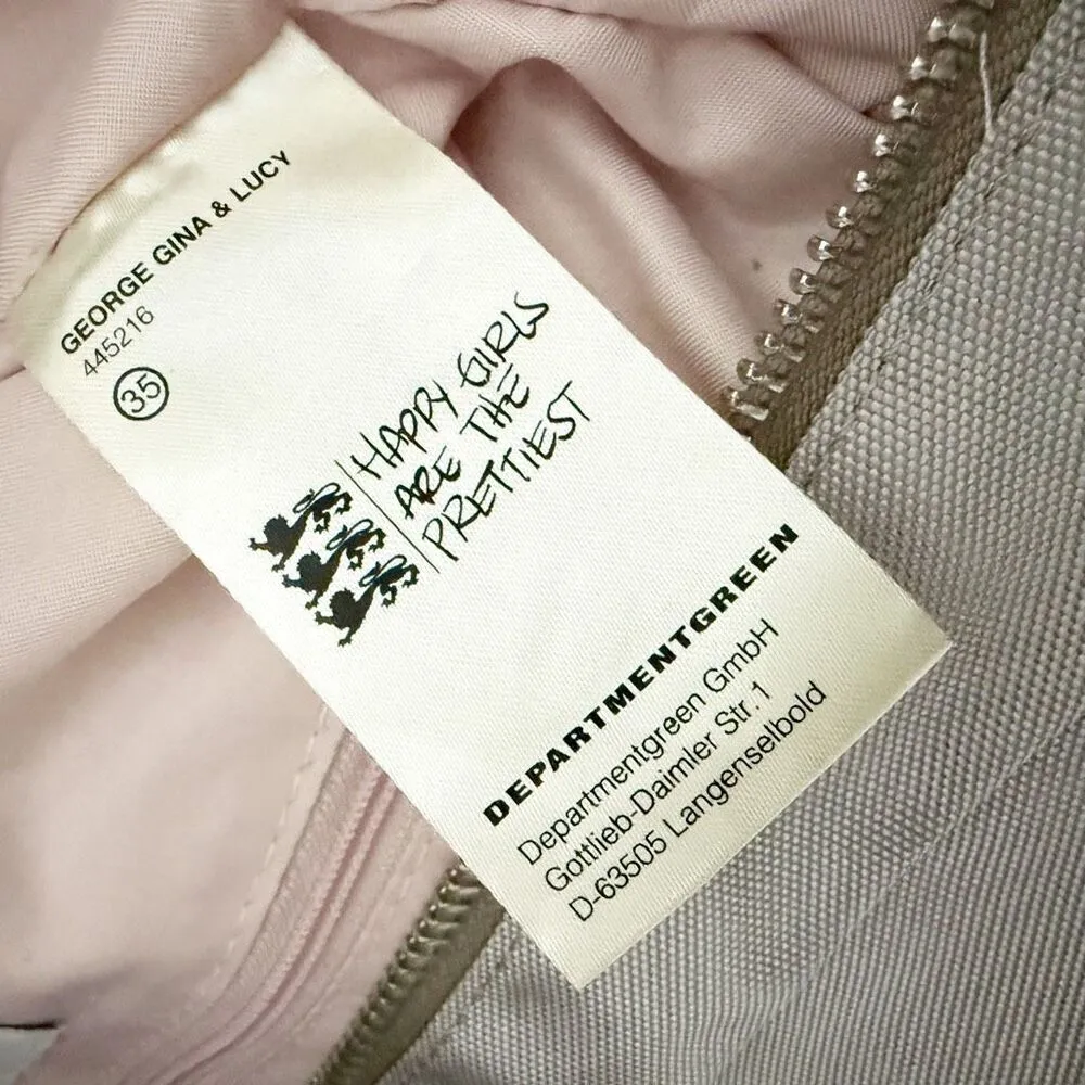 GEORGE GINA & LUCY GG&L | "Double Three" Sexy Strappy Vintage Y2k Bag Gray Pink - Image 10