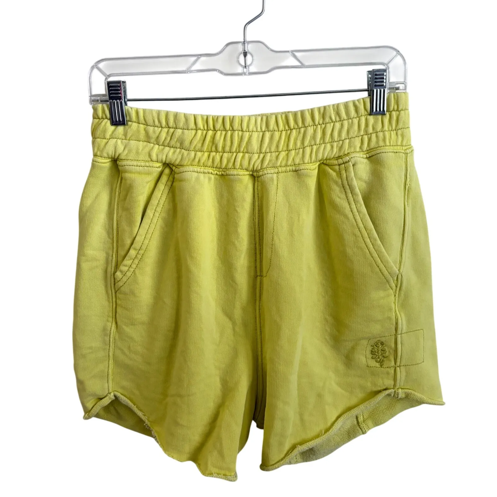 Free People FP Movement All Star Solid Shorts Large Women’s Highlighter - Image 2