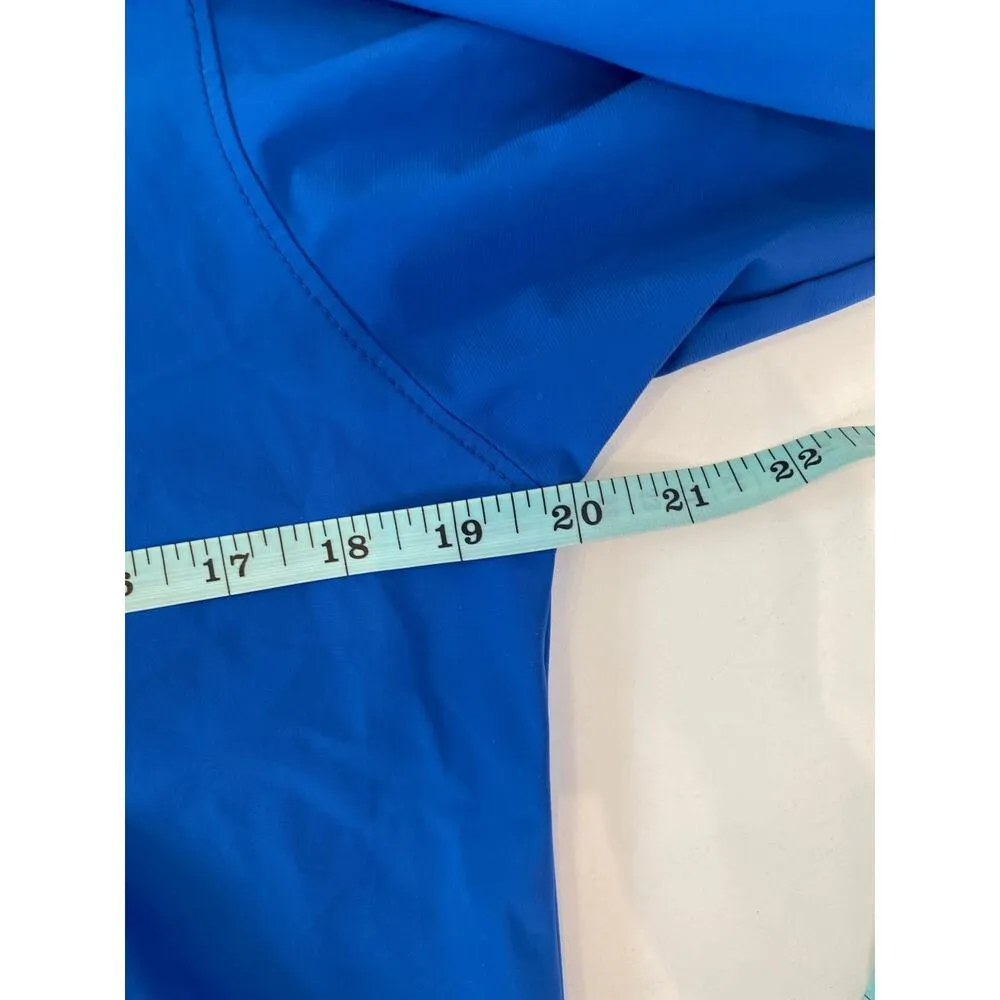 Kinona Hit The Range Longsleeve Golf Hoodie Blueberry Blue EUC Sz S Stretchy - Image 10