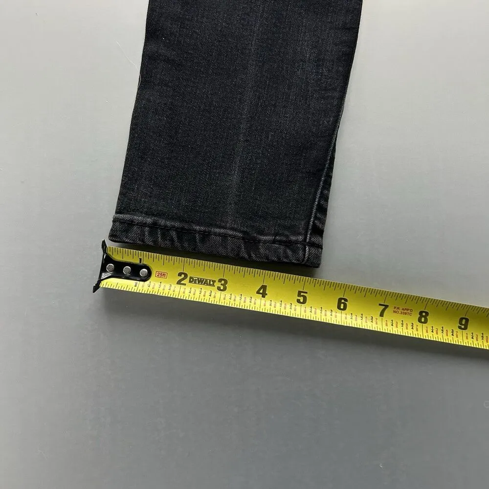 So Jeans Size 3 Women’s Girls Juniors Black Denim Skinny Leg Stretch Dark Wash - Image 11