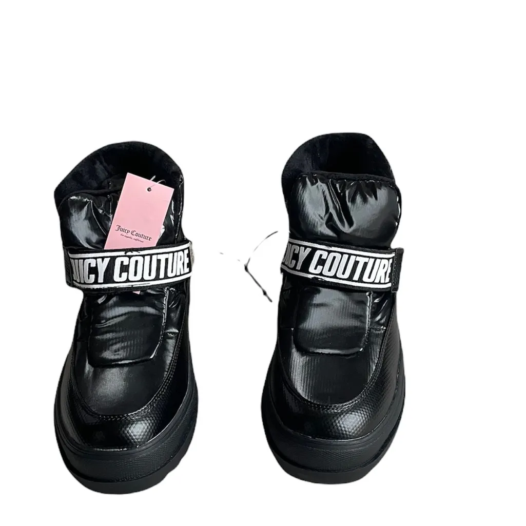 NWT Juicy Couture Black Veronica Winter Platform Ankle BOOT SZ-7 - Image 4