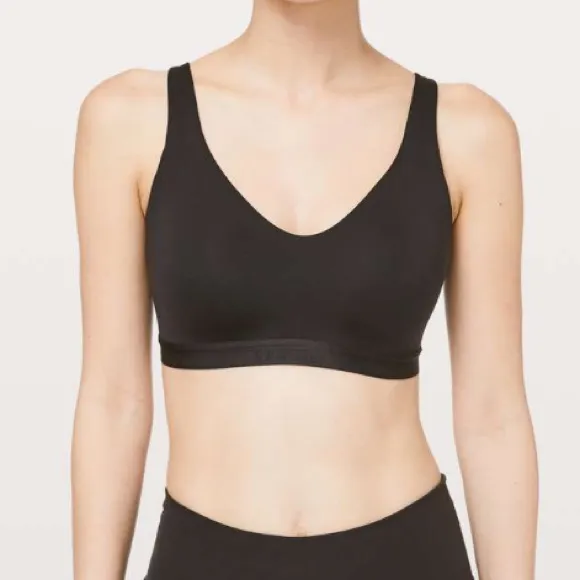 Lululemon Up for it Bra Padded Wireless Black 32A - Image 3