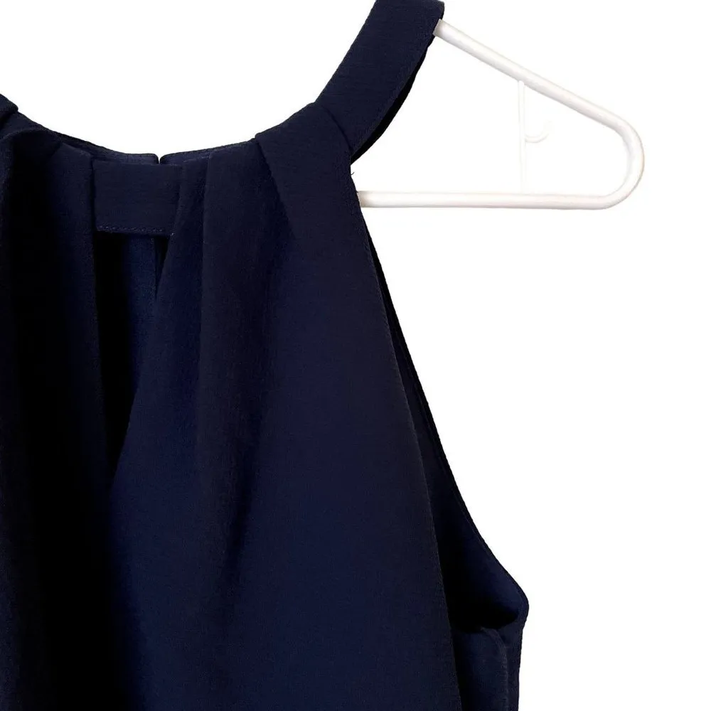 NWT Adrianna Papell navy blue cameron popover midi dress formal prom dress - Image 3