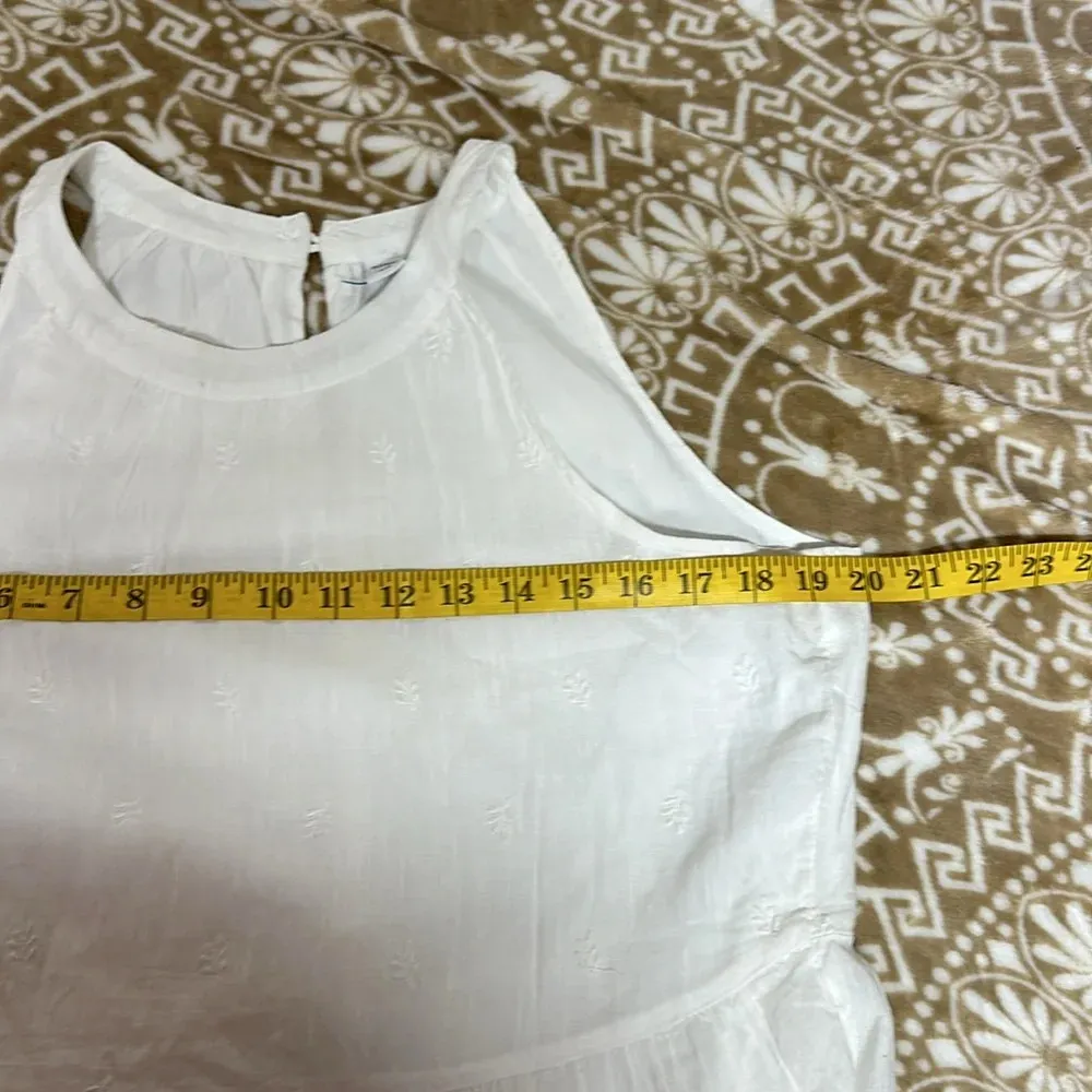 Old Navy White Cotton Sun dress - Image 6