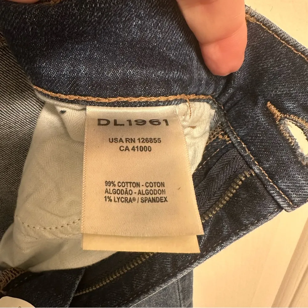 DL1961 Patti Straight High Rise Vintage Ankle Denim Jeans twilight hour Size 27 - Image 9