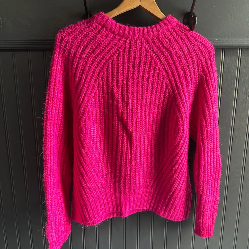 a new day Bright Pink Crew Neck Sweater - Image 2