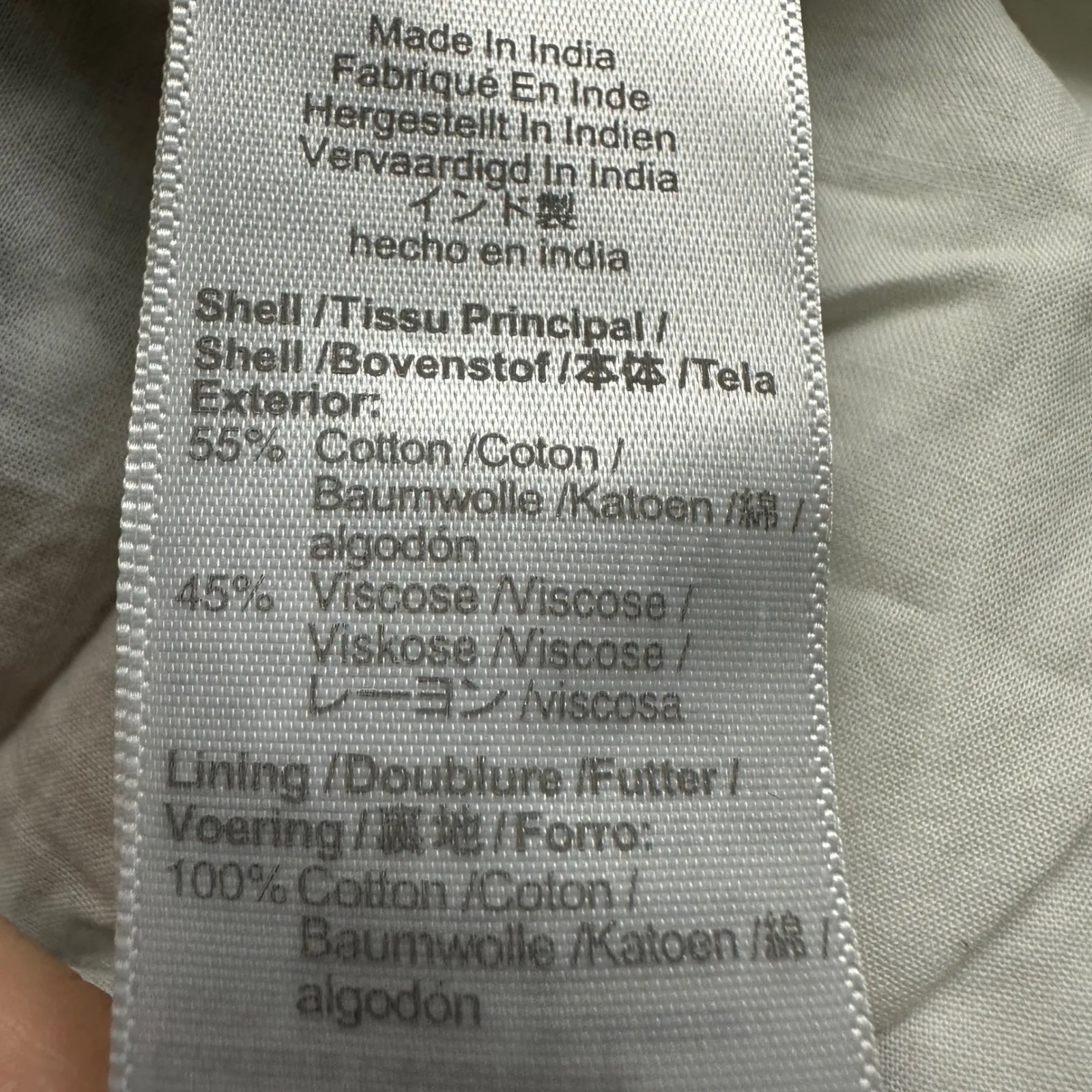 NWT Madewell Embroidered Deep V-Neck Midi Dress in Bandana White Navy M - Image 10